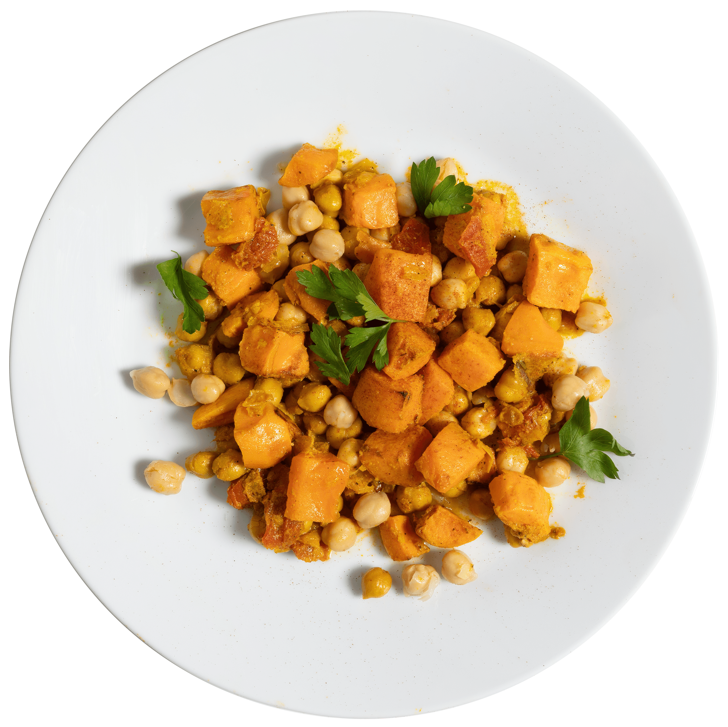 Moroccan Sweet Potato & Chickpea Stew